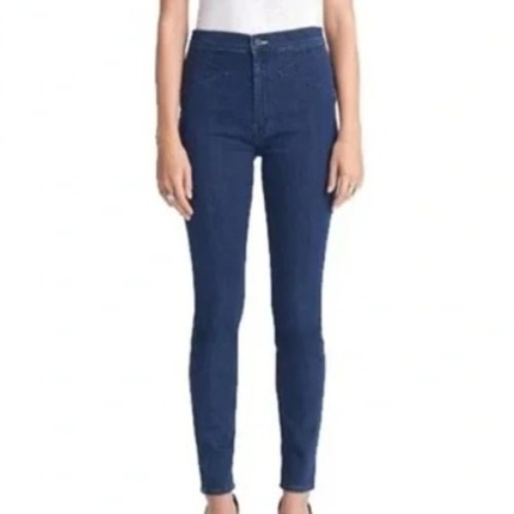 MOTHER‎ Women's 28 Blue Denim The Blade Swooner High Rise Skinny Jeans Casual